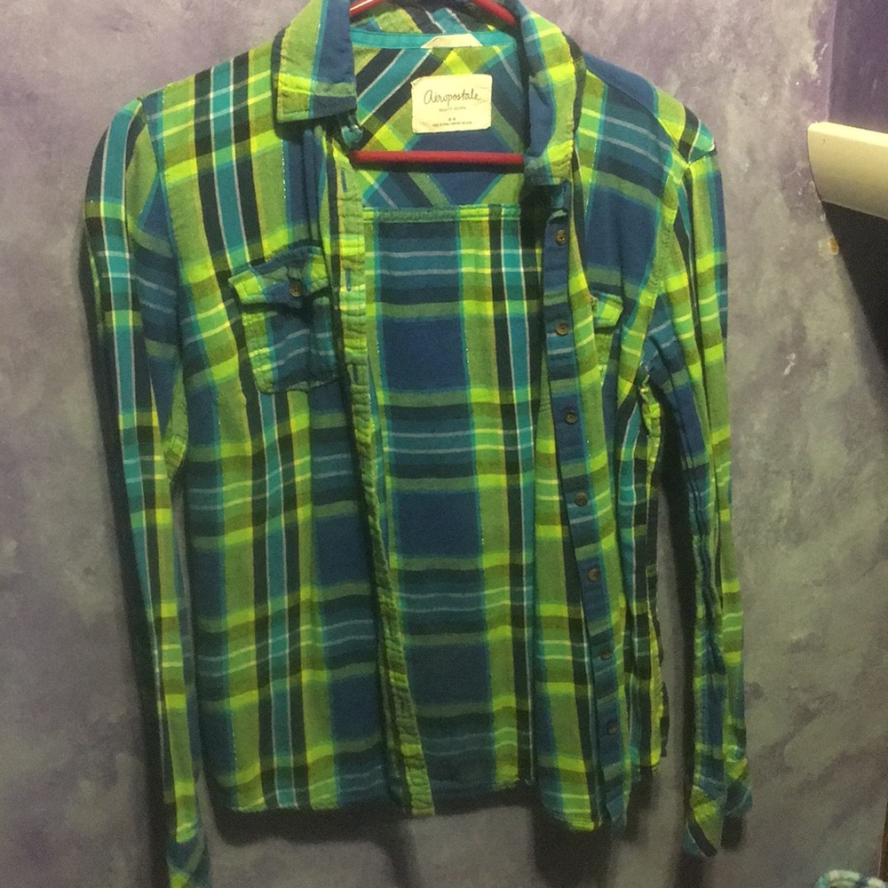 Plaid Button-Up Flannel